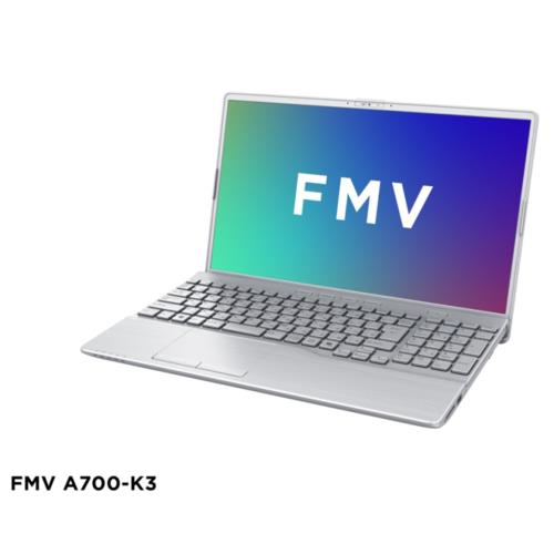 富士通(FUJITSU) FMV Note A FMVA700K3S 15.6型 Win11Home Ryzen7 メモリ16GB SSD256GB OfficeH&B2024 ノートパソコン ファインシルバー A700-K3