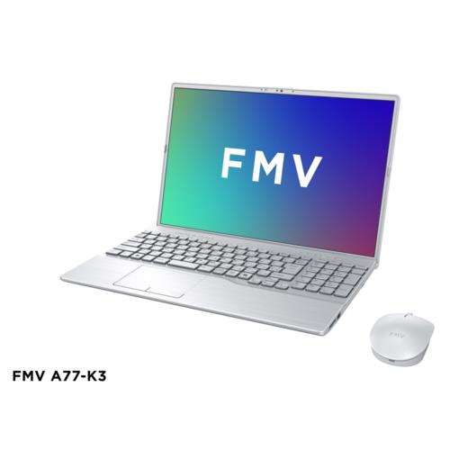 富士通(FUJITSU) FMV Note A FMVA77K3SA 16.0型 Win11Home Ryzen7 メモリ16GB SSD512GB OfficeH&B2024 ノートパソコン ファインシルバー A77-K3