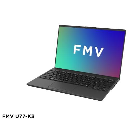 富士通(FUJITSU) FMV Note U FMVU77K3BA 14.0型 Win11Home CoreUltra7 メモリ16GB SSD512GB OfficeH&B2024 ノートパソコン ピクトブラック U77-K3