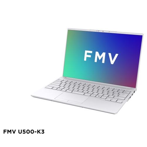 【長期保証付】富士通(FUJITSU) FMV Note U FMVU500K3W 14.0型 Win11Home Corei5 メモリ16GB SSD512GB OfficeH&B2024 ノートパソコン シルバーホワイト U500-K3