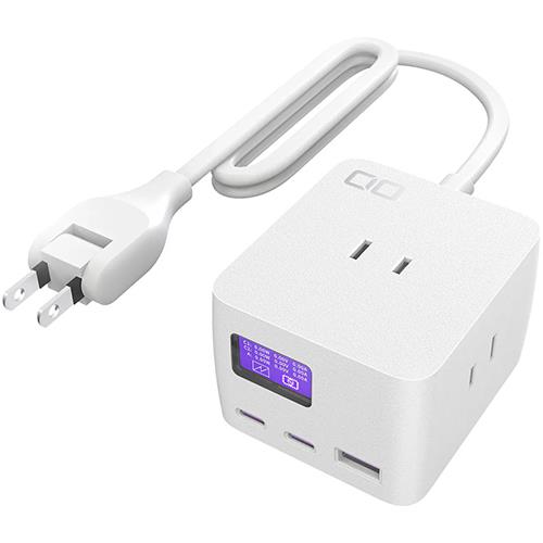 CIO(シーアイオー) Polaris CUBE DESK ホワイト 電源タップ Type-Cx2/Type-Ax1/ACコンセントx3 CIO-PCD67W2C1A-WH