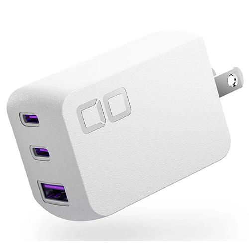 CIO(シーアイオー) NovaPort TRIOII 67W2C1A ホワイト 67W 3ポート GaN急速充電器 CIO-G67W2C1A-N2-WH