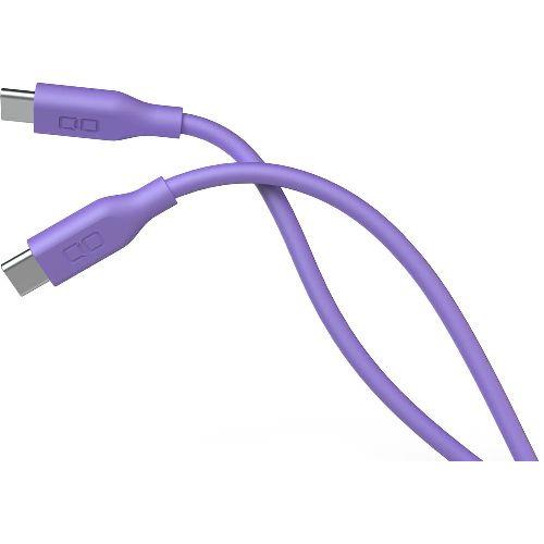 CIO(シーアイオー) CIO-SL30000N2-CC05-PP パープル CIO シリコンケーブルN2 CtoC 240W 0.5m