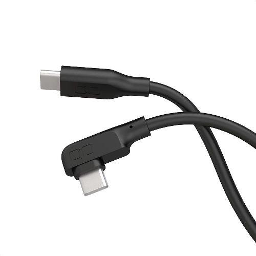 CIO(シーアイオー) CIO-SLL30000N2-CC2-BK ブラック CIO L字型シリコンケーブルN2 CtoC 240W 2m