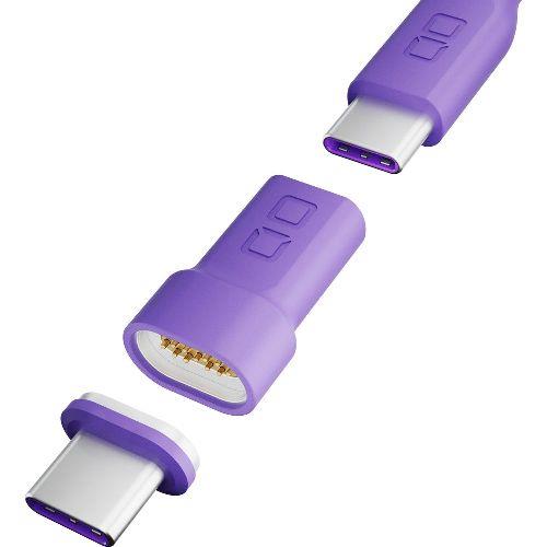 CIO(シーアイオー) CIO-MGCT-I-CC-PP パープル USB-C マグネット変換アダプタ ストレート