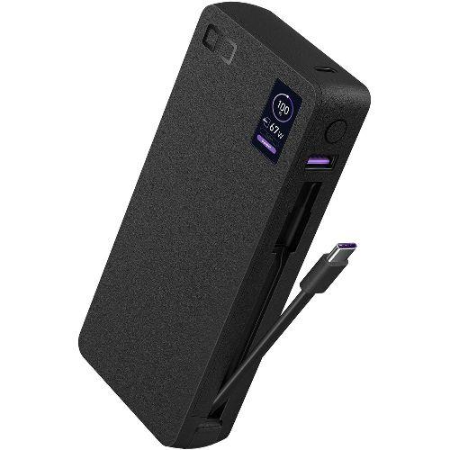 CIO(シーアイオー) CIO-MB100W2C1A-20K-C-BK ブラック SMARTCOBY Pro CABLE 100W2C1A 20000mAh