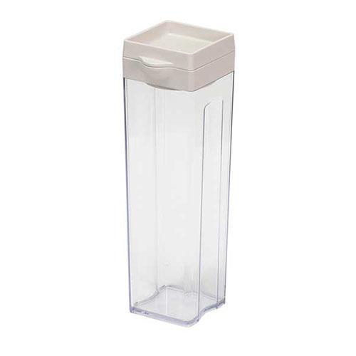 リバティーコーポレーション LD-314 ワームグレー スクエアウォーターピッチャー 縦置き 横置き 1.1L