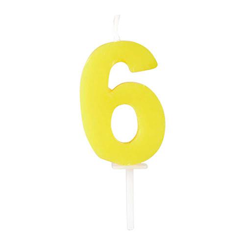 リバティーコーポレーション LD-567 6 Style Dolce 製菓用品 数字キャンドル 6