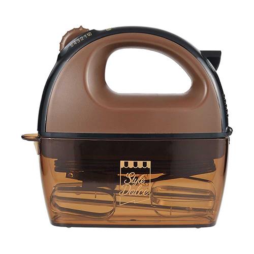 リバティーコーポレーション LD-600 ショコラブラウン Style Dolce ハンドミキサー 電動泡立て器 120W 静音 ケース付き