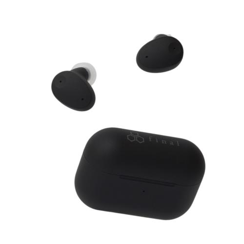 final(ファイナル) FI-ZE03DPLTWBK ブラック final ZE300 完全ワイヤレスイヤホン Bluetooth 片側4gの極小サイズ