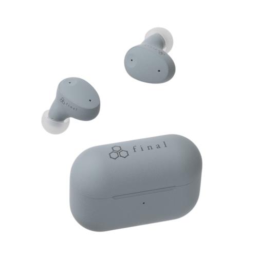 final(ファイナル) FI-ZE03DPLTWSG スカイグレー final ZE300 完全ワイヤレスイヤホン Bluetooth 片側4gの極小サイズ