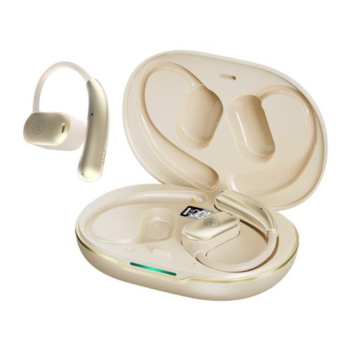 キングラッキー(KING LUCKY) i31pro MaX ゴールド 完全ワイヤレスイヤン ながら聴き イヤーカフタイプ