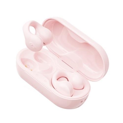 キングラッキー(KING LUCKY) I131 ピンク 完全ワイヤレスイヤホン Bluetooth 5.3 イヤーカフ オープンイヤータイプ