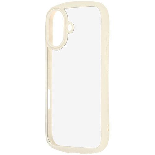 ray-out(レイ・アウト) iPhone17用 ハイブリッドタフケース Puffull +レンズガードリング / ミルクホワイト RT-P52CMD1/MLW