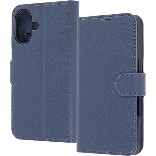 ray-out(レイ・アウト) iPhone17用 手帳型レザーケース シンプル マグネット / ダークネイビー RT-P52ELC1/DN