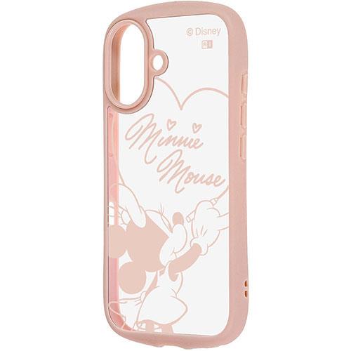 ray-out(レイ・アウト) iPhone17用 ディズニー / Puffull 衝撃吸収 バンパー ハイブリッドケース / ミニーマウスサイン RC-DP52CMD2P/MN25
