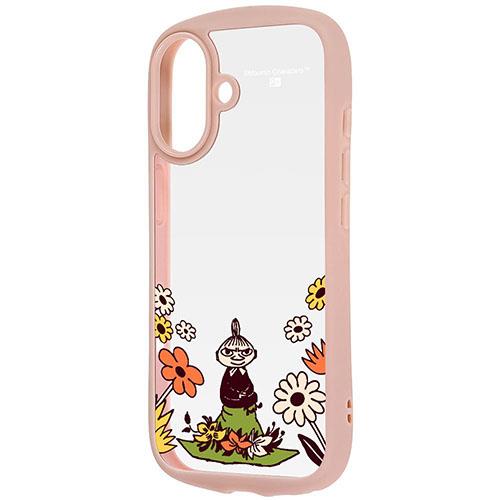 ray-out(レイ・アウト) iPhone17用 ムーミン / Puffull 衝撃吸収 バンパー ハイブリッドケース / リトルミイ&お花4 RC-AP52CMD2P/MT99