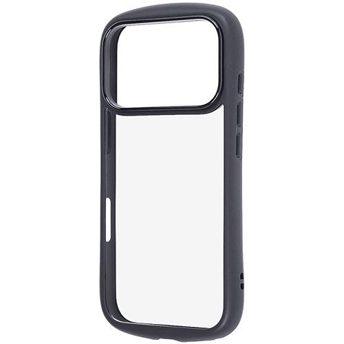 ray-out(レイ・アウト) iPhone17 Pro用 ハイブリッドタフケース Puffull +レンズガードリング / ブラック RT-P53CMD1/B