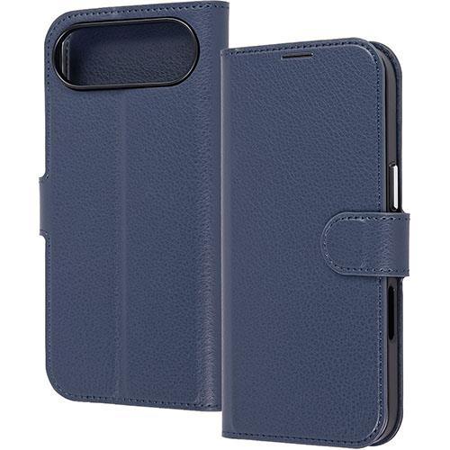 ray-out(レイ・アウト) iPhone17 Air用 手帳型レザーケース シンプル マグネット / ダークネイビー RT-P54ELC1/DN