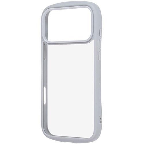 ray-out(レイ・アウト) iPhone17 Pro Max用 ハイブリッドタフケース Puffull +レンズガードリング / グレー RT-P55CMD1/GR