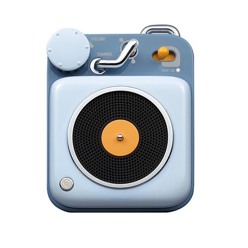 MUZEN(ミューゼン) MW-P1ISB スカイブルー BUTTON Bluetooth対応 ポータブルスピーカー