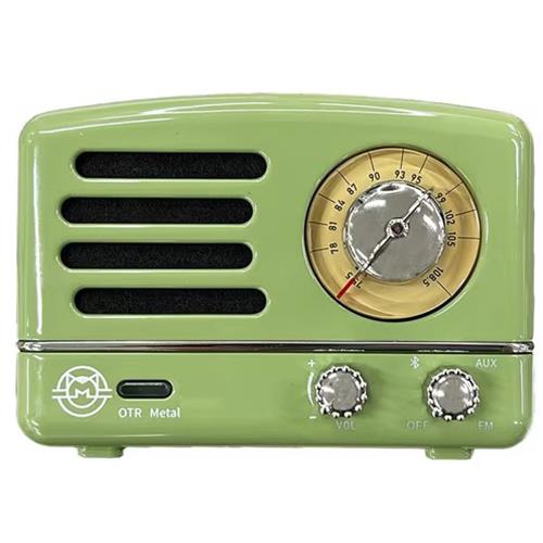 【長期保証付】MUZEN(ミューゼン) MW2AIGR グリーン OTR Metal Bluetooth対応 ポータブルスピーカー