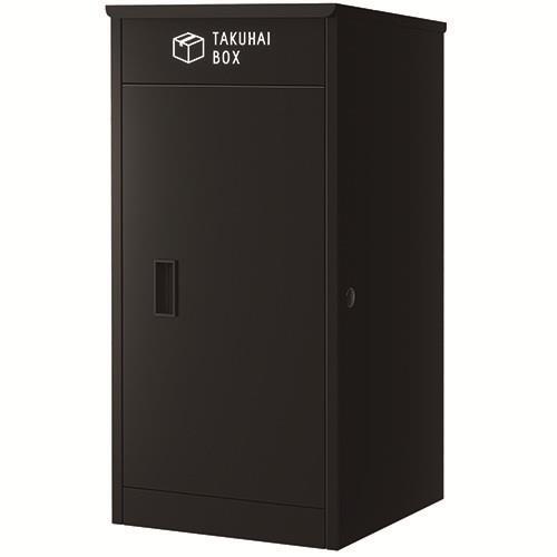 パイクスピーク(PYKESPEAK) 上開き宅配ボックス P0021 チャコールブラック PYKES PEAK P0021ｰBLACK 完成品 投函可能サイズ 64×40×32cmまで