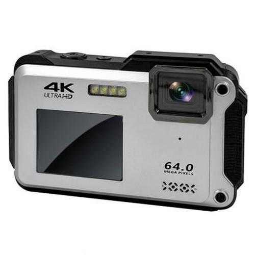 【長期保証付】高橋国際商事(TAKA WORLD) TT-WD1300 シルバー Bluemake4K防水コンパクトデジタルカメラ1300万画素防水 防塵 耐衝撃