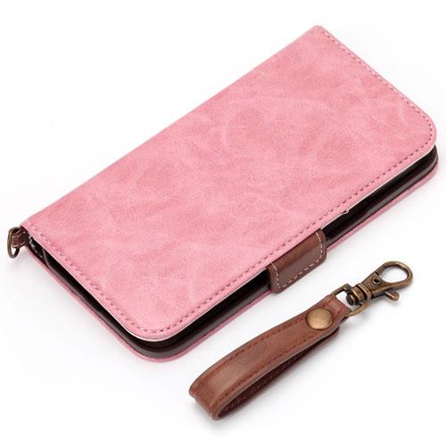 PGA PG-21NFP03PK ダスティピンク iPhone 13 Pro用 フリップカバー 横開きタイプ