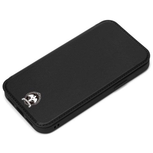 PGA PG-TWGF21K08TWL ディズニー ツイステッドワンダーランド iPhone 13用 ｶﾞﾗｽﾌﾘｯﾌﾟｹｰｽ