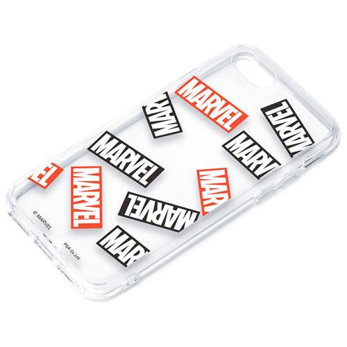 PGA PG-DPT22M20MVL マーベル ロゴ iPhone SE 第3世代/SE 第2世代/8/7用 抗菌ﾊｲﾌﾞﾘｯﾄﾞｹｰｽ