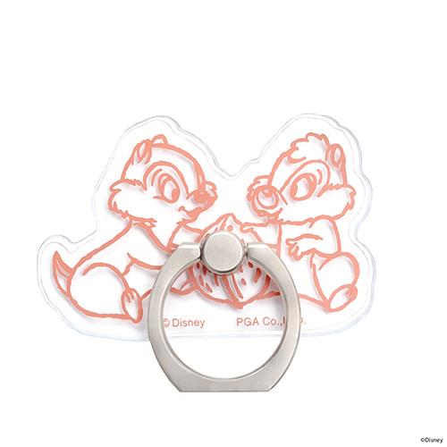 PGA PG-DRH03CPD チップ&デール スマートフォン用 クリアリングホルダー