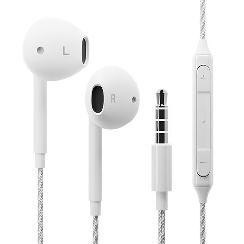 PGA PG-SETC1WH2 ホワイト インナーイヤー型 ステレオイヤホン 3.5mm プラグ タフケーブル