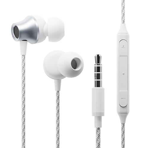 PGA PG-SETC1WH4 ホワイト カナル型 ステレオイヤホン 3.5mm プラグ タフケーブル