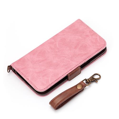 PGA PG-22QFP03PK ダスティピンク iPhone14Pro用 手帳型 フリップカバー マグネットロック式