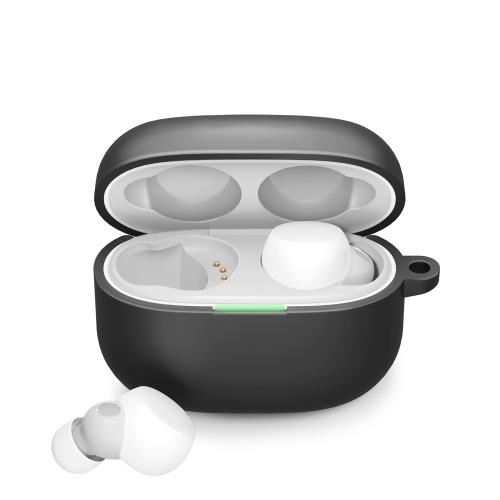 PGA PG-LS9SC01BK ブラック LinkBuds S用 抗菌シリコンケース