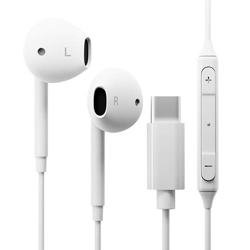 PGA PG-SEIE2WH2 ホワイト USB Type-C用 ステレオイヤホン インナーイヤー型