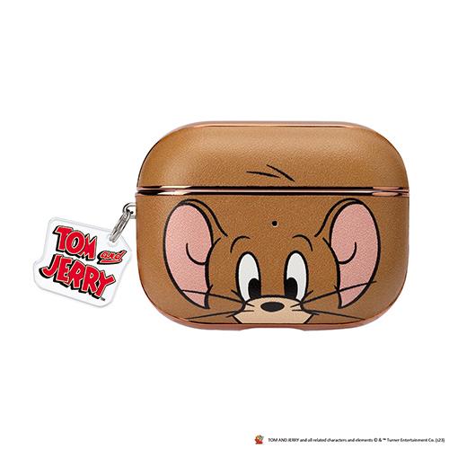 PGA PG-WAPP2LP02JER ジェリー AirPods Pro 第2/1世代 用 PUレザーケース