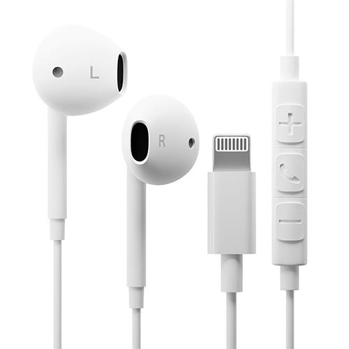 PGA PG-SEIE3WH2 ホワイト Lightningコネクタ ステレオイヤホン