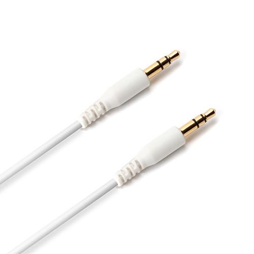 PGA PG-AUXY10M12-WH ﾎﾜｲﾄ Premium Style 3.5mmｽﾃﾚｵﾐﾆﾌﾟﾗｸﾞAUXｵｰﾃﾞｨｵｹｰﾌﾞﾙやわらか 1m