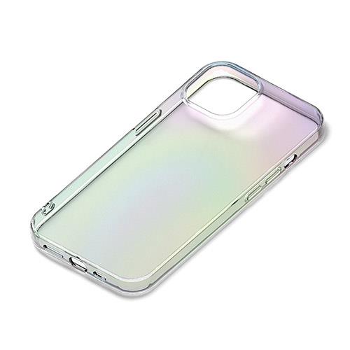 PGA iPhone15用 ソフトケース オーロラ