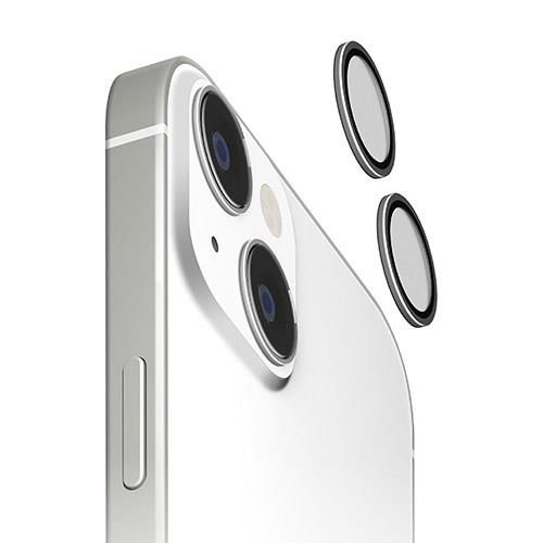 PGA iPhone15/15 Plus用 カメラレンズプロテクター ブラック