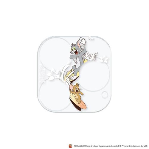 PGA PG-W23BCLG01TAJ トムとジェリー/サーフ iPhone 15 Pro/15 Pro Max用 カメラフルプロテクター