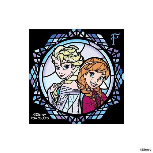 PGA PG-DSTK33FRZ アナと雪の女王 ステンドグラス調 ステッカー