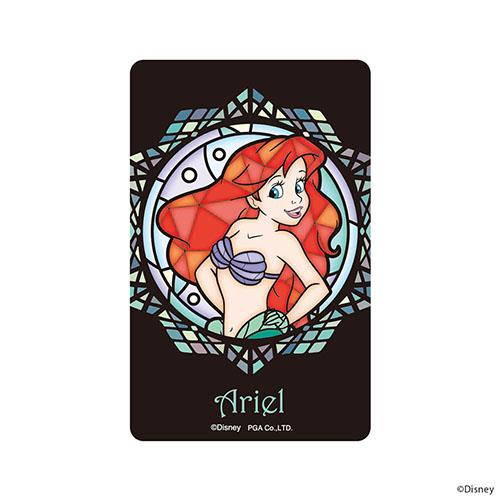 PGA PG-DSTK35ARL アリエル ステンドグラス調 ステッカー ICカード対応