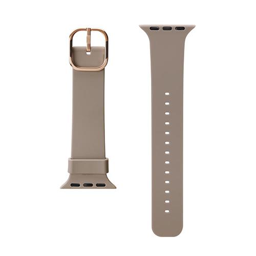 PGA PG-AW41SC03BE ベージュ Apple Watch 41/40/38mm用 シリコンバンド
