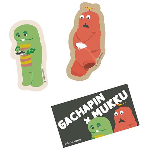 PGA PG-GXMSTK1GXM ガチャピン・ムック ステッカー 3枚セット