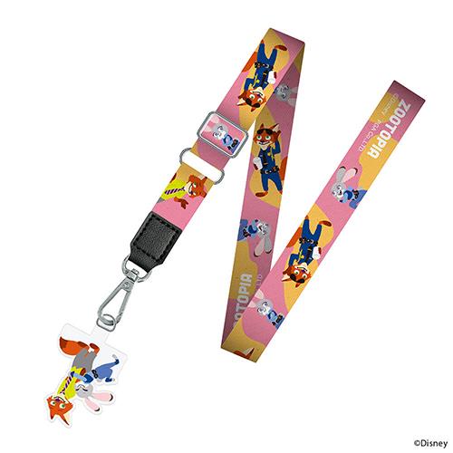 PGA PG-DSDST07ZTP ズートピア ストラップホルダー付 ショルダーストラップ ディズニーキャラクター