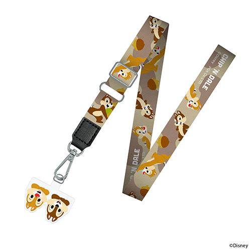 PGA PG-DSDST08CPD チップ&デール ストラップホルダー付 ショルダーストラップ ディズニーキャラクター