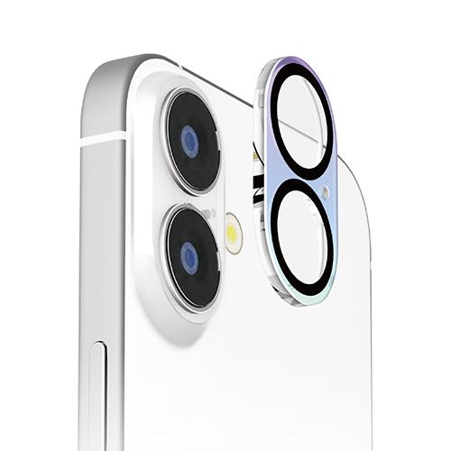 PGA PG-24ACLG04AR オーロラ iPhone16/16Plus用 カメラフルプロテクター